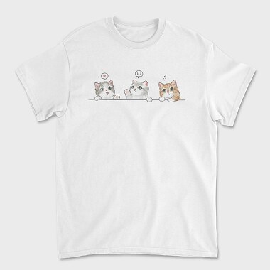Cat Talk Chat, Tricou Barbati (Unisex)