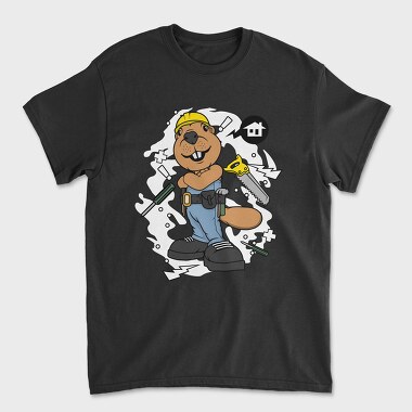 Beaver Builder, Tricou Barbati (Unisex)