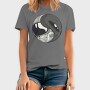 Space Yin & Yang, Tricou Barbati (Unisex)
