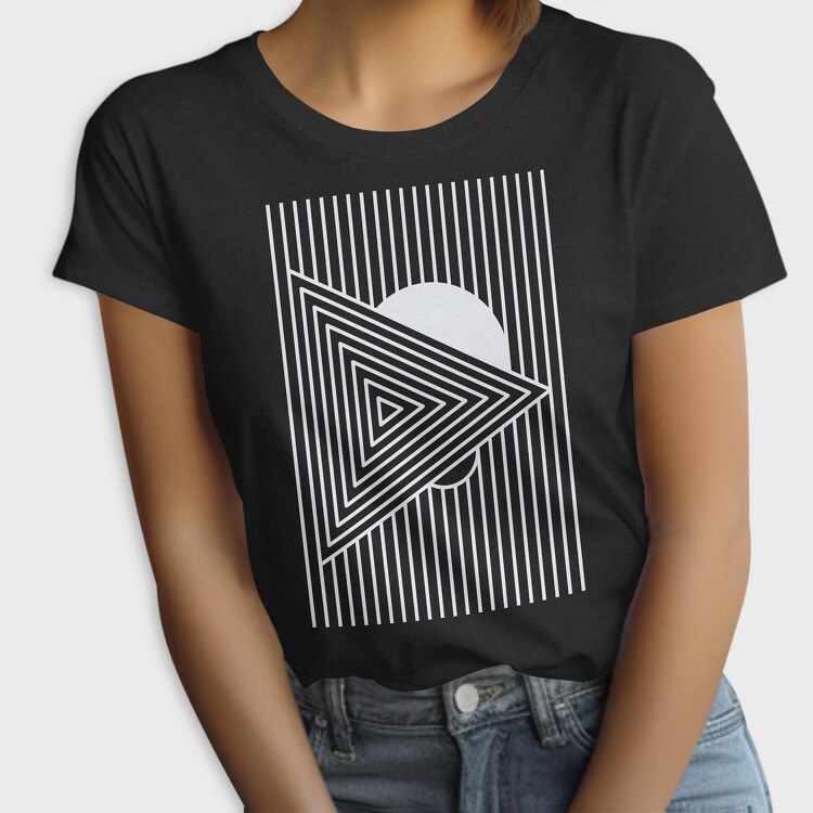 Minimal Geometric 3, Tricou Femei