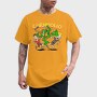 Teenage Mutant Ninja Pizza, Tricou Barbati (Unisex)