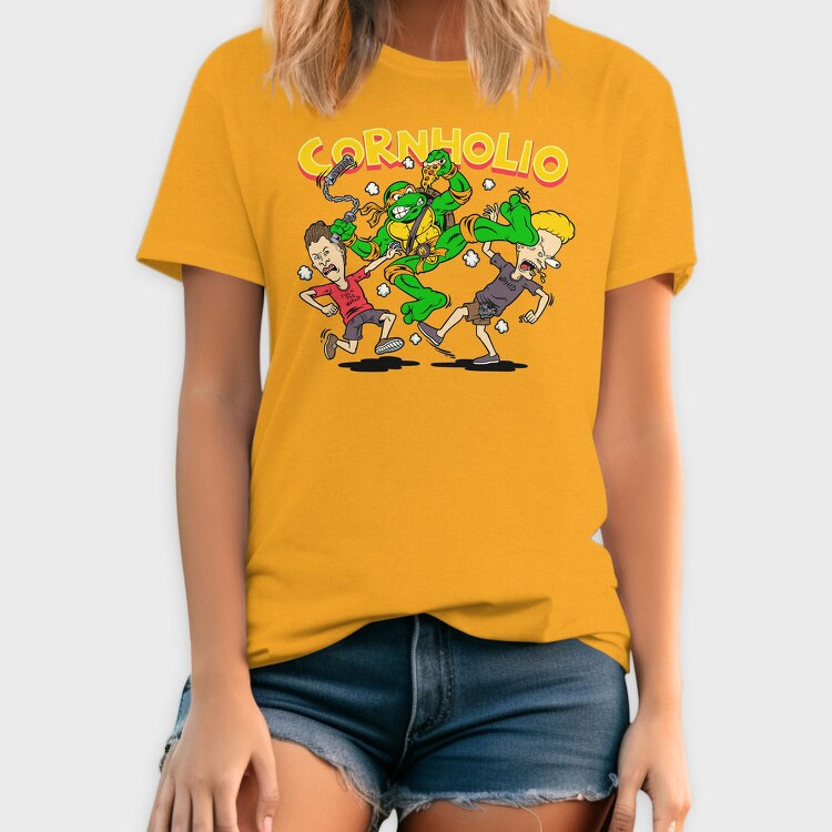Teenage Mutant Ninja Pizza, Tricou Barbati (Unisex)