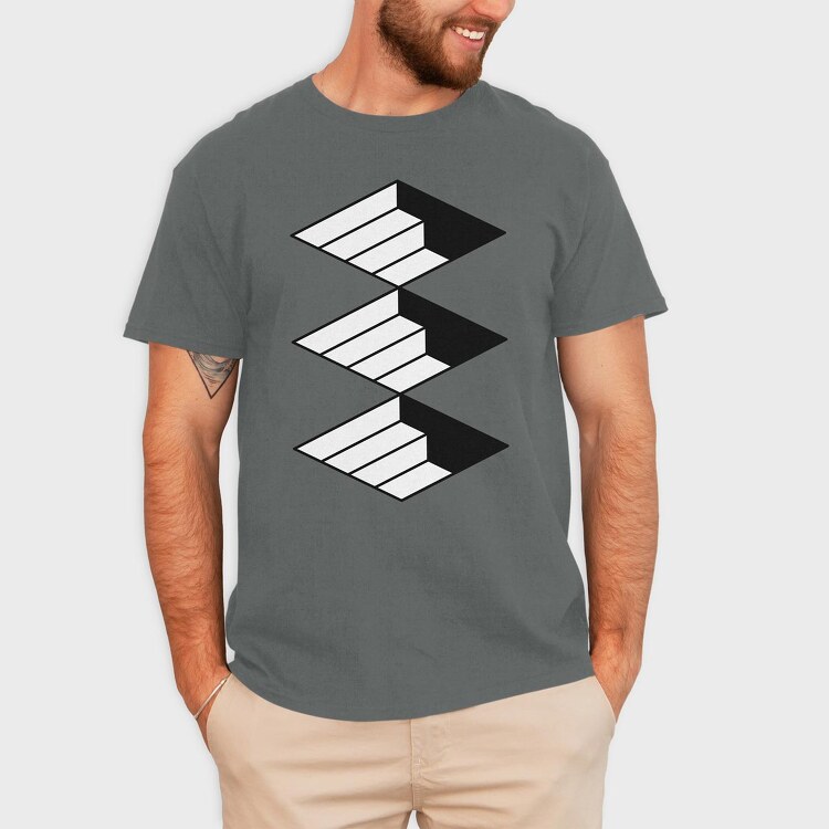 Minimal Geometric 4, Tricou Barbati (Unisex)