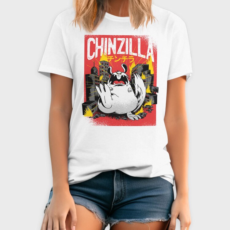 Chinzilla Chaos, Tricou Barbati (Unisex)