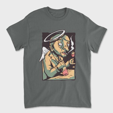 Angel Drink Wine, Tricou Barbati (Unisex)