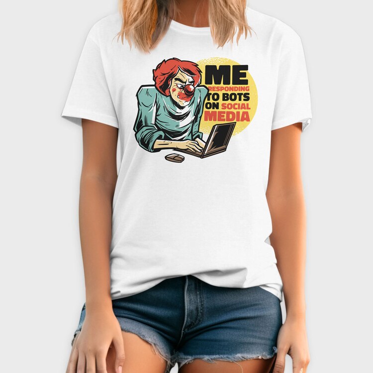 Clown Social Media, Tricou Barbati (Unisex)