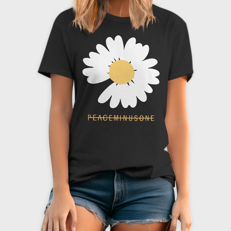 Daisy Peace Minus One, Tricou Barbati (Unisex)