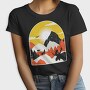 Mountains Wolf Moose, Tricou Femei