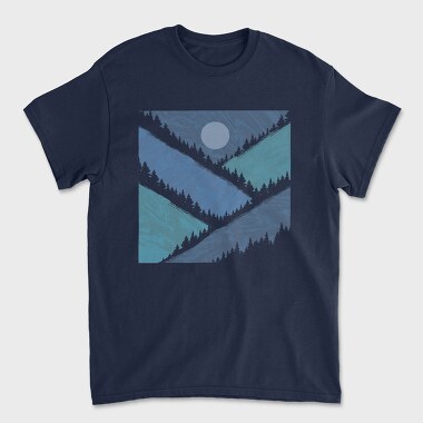 Tricou Barbati (Unisex), Geometric Mountains