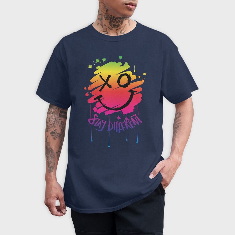 Color Splash Vibe, Tricou Barbati (Unisex)