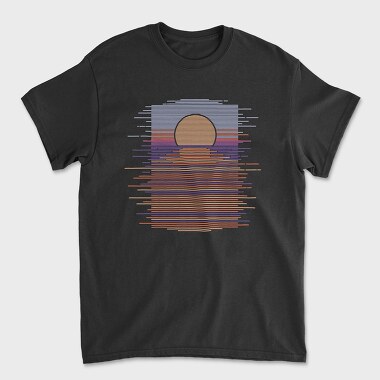 Tricou Barbati (Unisex), Landscape Sunset Tshirt