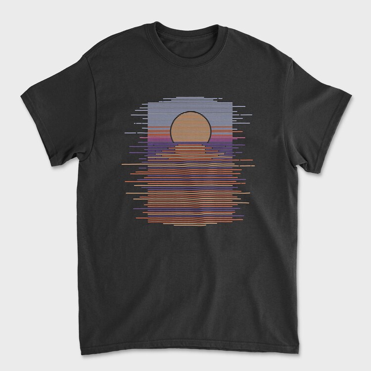 Landscape Sunset Tshirt, Tricou Barbati (Unisex)