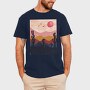 Desert Sunset Vibes, Tricou Barbati (Unisex)