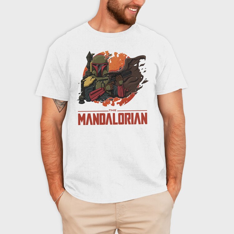 Mandalorian Warrior, Tricou Barbati (Unisex)