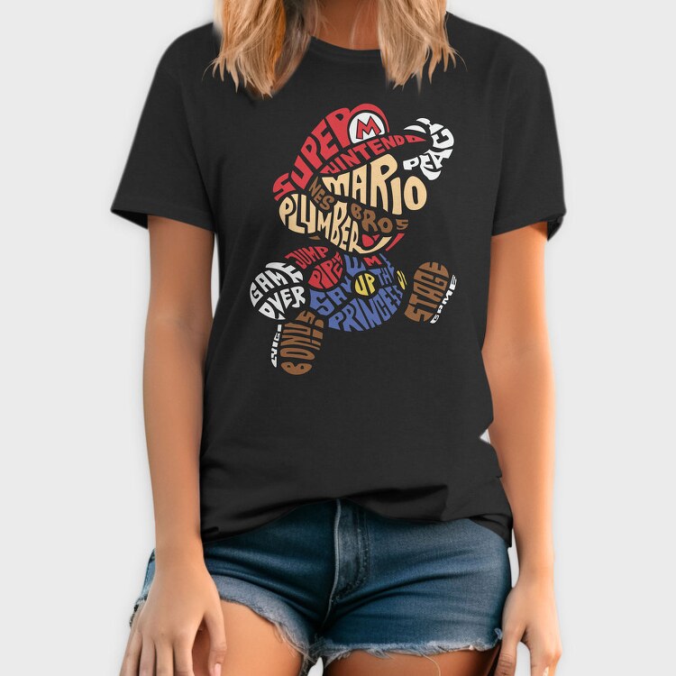 Mario Bros Adventure, Tricou Barbati (Unisex)