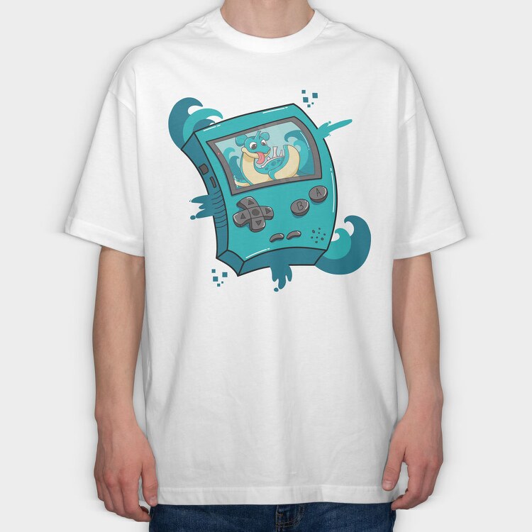 Wave Dragon Game, Tricou Oversize Barbati (Unisex)