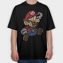 Mario Bros Adventure, Tricou Oversize Barbati (Unisex)
