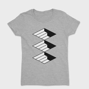 Tricou Femei, Minimal Geometric 4