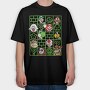 Mario Bros Streetwear, Tricou Oversize Barbati (Unisex)