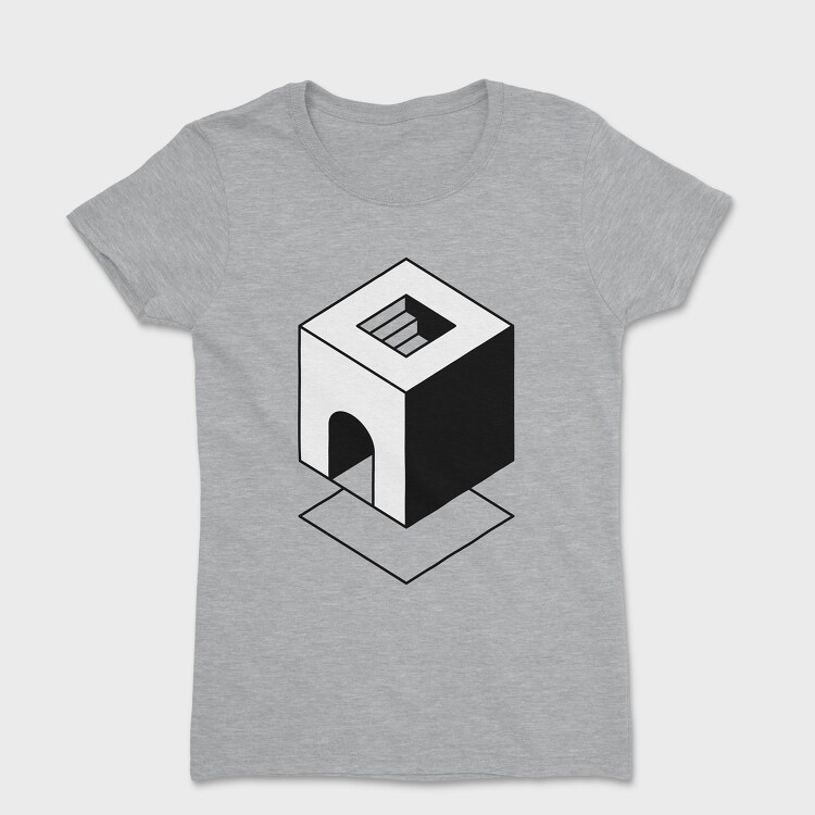 Tricou Femei, Minimal Geometric 5