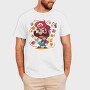 Mario Mustache Madness, Tricou Barbati (Unisex)