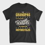 Real Graandpas Ride Motorcycles, Tricou Barbati (Unisex)