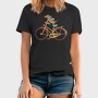 Dachshund Dog Bike, Tricou Barbati (Unisex)