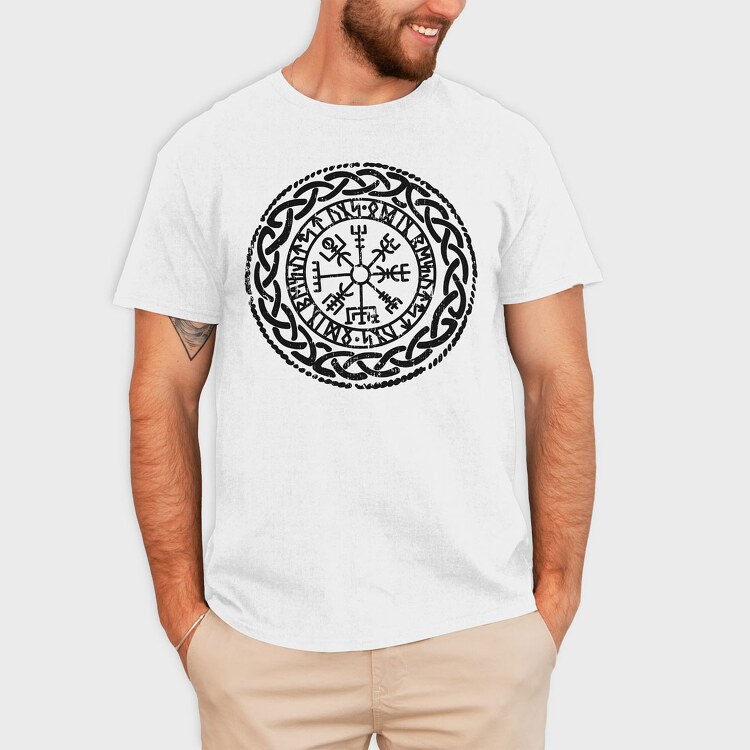 Viking Compass Odin, Tricou Barbati (Unisex)