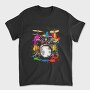 Drummer Set Colorful, Tricou Barbati (Unisex)