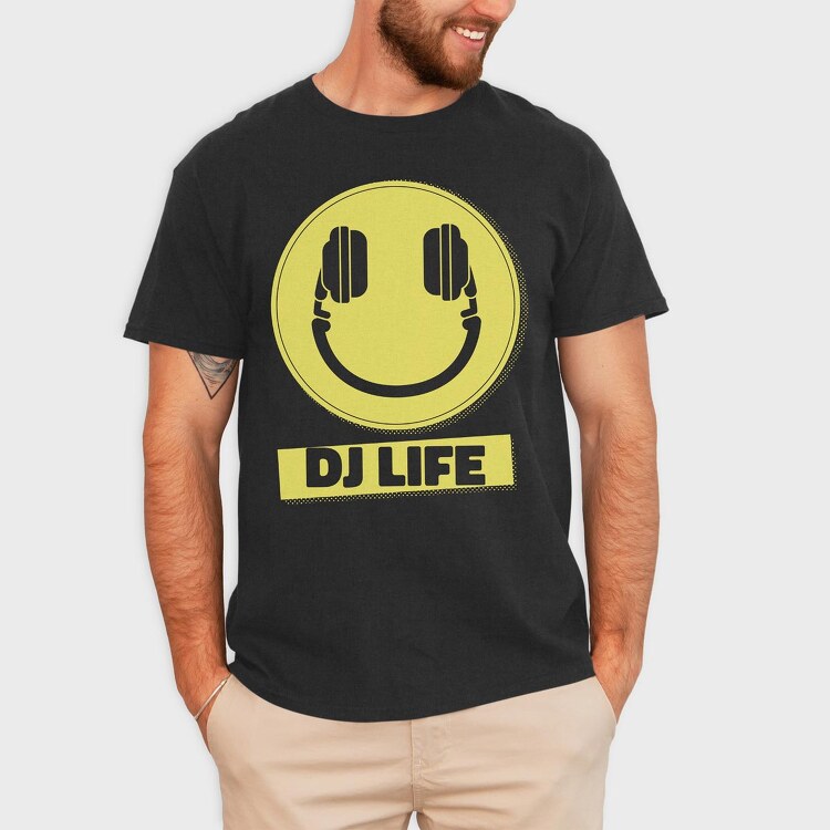 DJ Life, Tricou Barbati (Unisex)