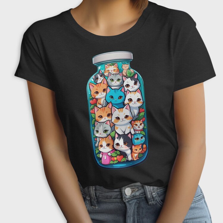 Bottle Cats, Tricou Femei