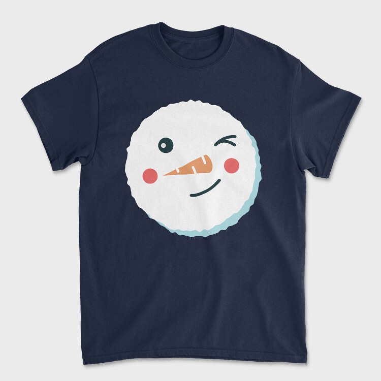 Christmas Snowman Faces 6, Tricou Barbati (Unisex)