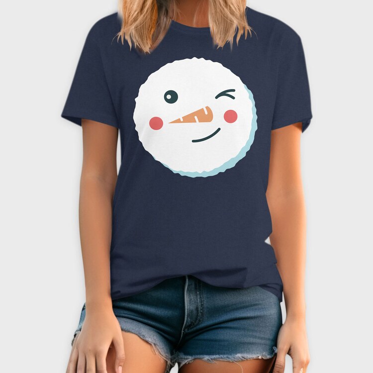 Christmas Snowman Faces 6, Tricou Barbati (Unisex)