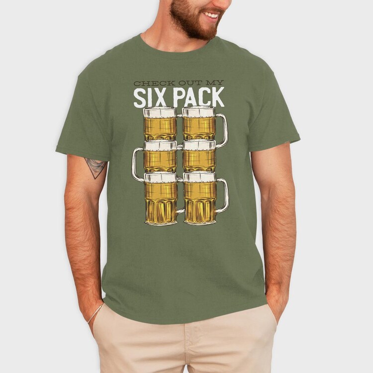 Beer Sixpack, Tricou Barbati (Unisex)