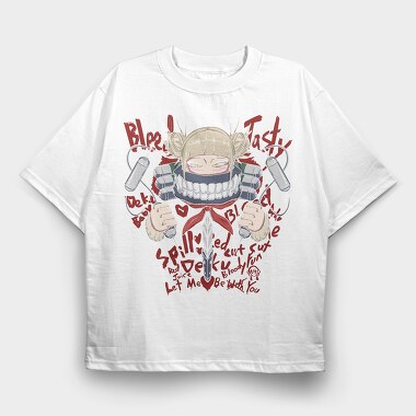Bleeding Edge Anime, Tricou Oversize Barbati (Unisex)