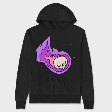 Galactic Skull Burst, Hanorac Oversize Barbati (Unisex)