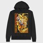 Golden Dragon Battle, Hanorac Oversize Barbati (Unisex)