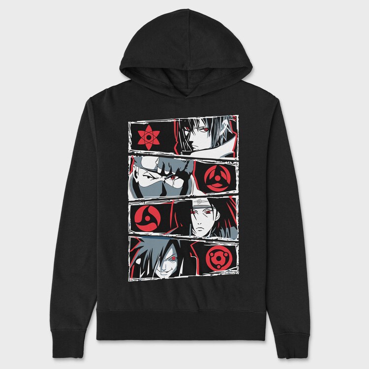 Sharingan Rebellion, Hanorac Oversize Barbati (Unisex)