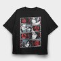 Sharingan Rebellion, Tricou Oversize Barbati (Unisex)