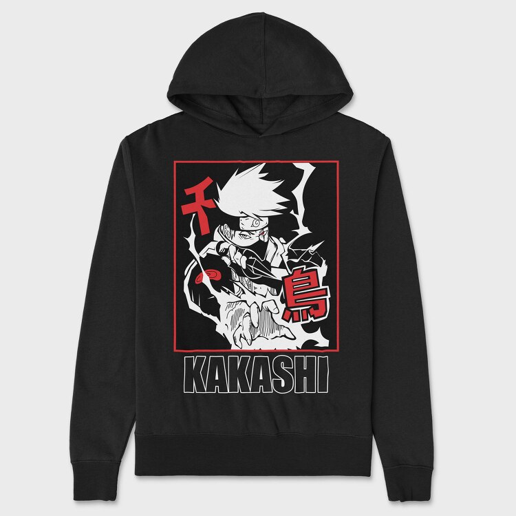 Kakashi Storm Rider, Hanorac Oversize Barbati (Unisex)