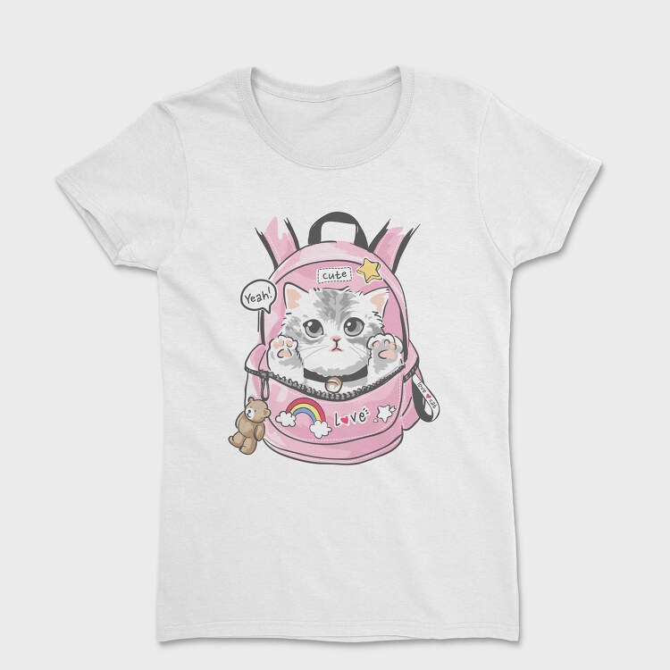 Kitty Backpack Love, Tricou Femei