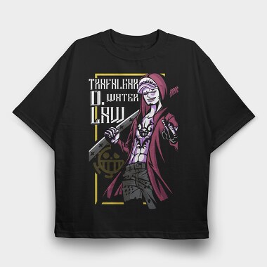 Lawless Pirate Captain, Tricou Oversize Barbati (Unisex)