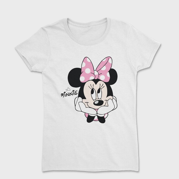 Minnie Mouse Bow Tie, Tricou Femei