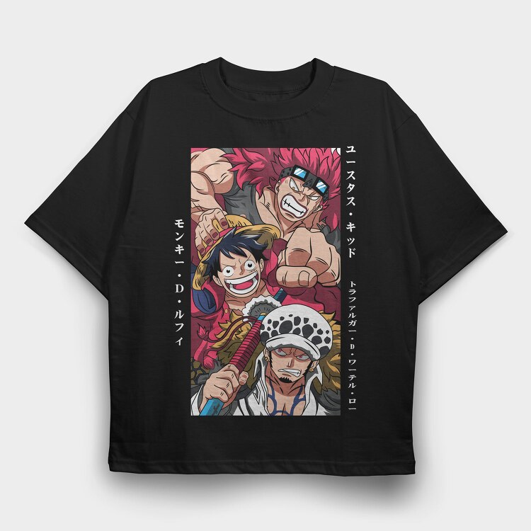 One Piece Revolution, Tricou Oversize Barbati (Unisex)
