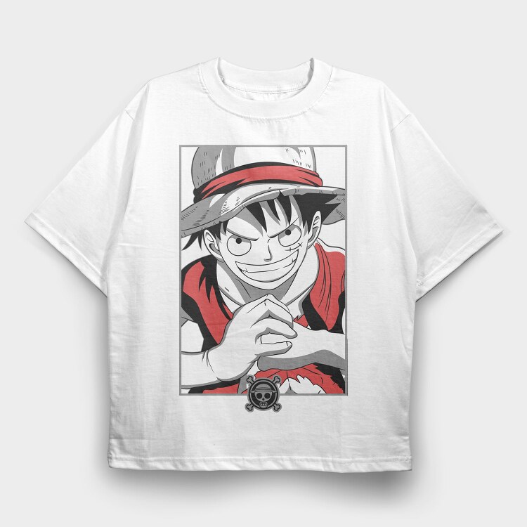 Pirate Smile Revolution, Tricou Oversize Barbati (Unisex)