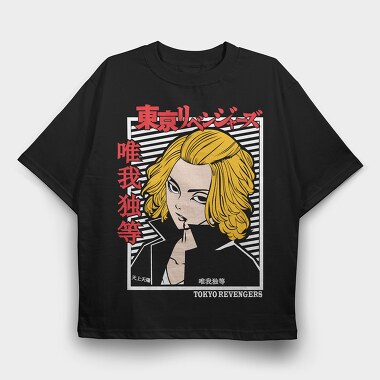Tokyo Revengers Edgy, Tricou Oversize Barbati (Unisex)