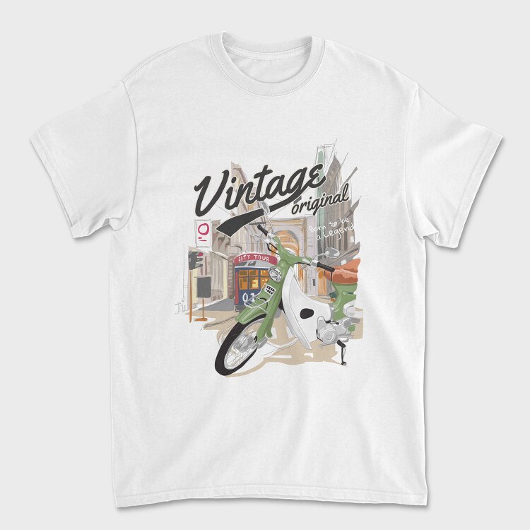 Vintage City Tour, Tricou Barbati (Unisex)