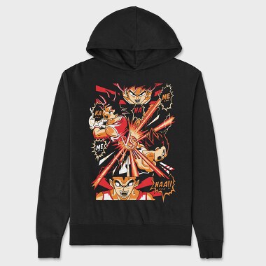 Dragon Ball Energy Rush, Hanorac Oversize Barbati (Unisex)
