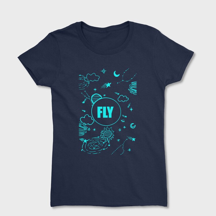 Fly Night Sky, Tricou Femei