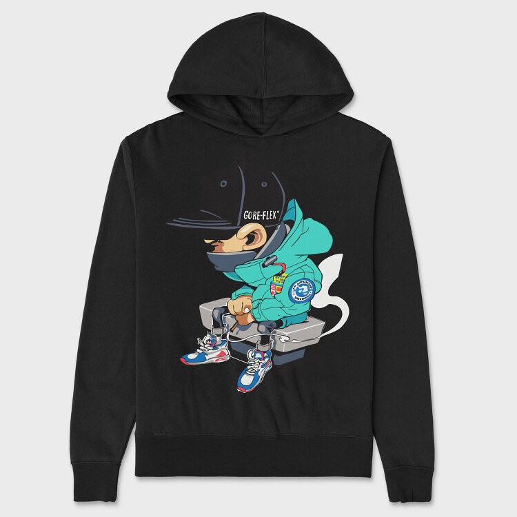 Urban Runners Edge, Hanorac Oversize Barbati (Unisex)